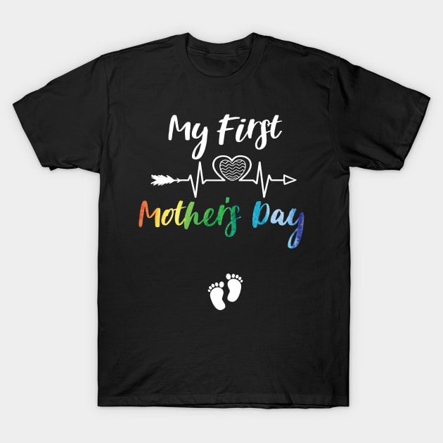 My First Mothers Day mom T-Shirt by Gaming champion